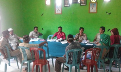 Rapat Pembahasan Pembuatan Jalan Dusun To, Bulo